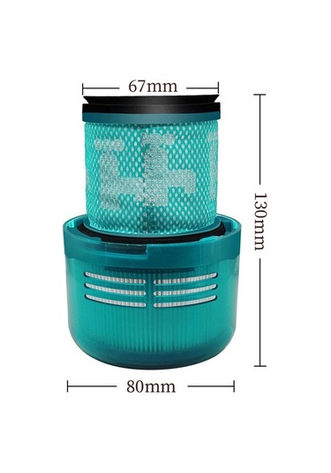 V15 Detect İçin Hepa Filtre 2 Adet Yeşil