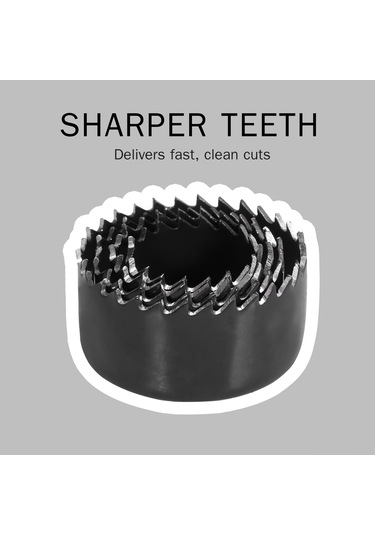 Qingmipy M42 Çelik Delik Açıcı Seti 6 Parça - Metal, Ahşap, Plasterboard, Pvc Ve Plastik İçin Hızlı Temiz Kesim, Siyah