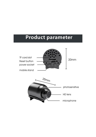 Flybuy Mini Wifi Kamera X5 Ev Güvenlik 1080p Aı İnsan Tanıma Gece Görüş