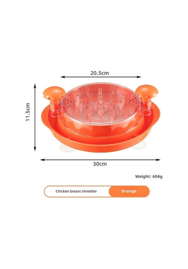 Geeroyoo Portakal Renkli Sürekli Materyal Multifonksiyonel Tavuk Göğsü Dilimleyici: Çubuk Salata Shredder, Elle Et Kesici Ve Isıtıcı Olmayan Ev Ve Profesyonel Mutfak Aleti Diğer