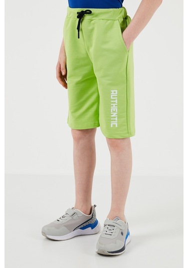 Lela Pamuklu Regular Fit Bisiklet Yaka Şortlu Alt-Üst Erkek Çocuk Takım 6212011 Saks