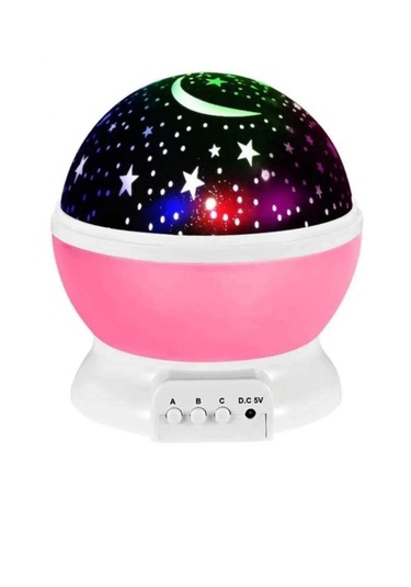 Yıldızlı Işık Görünümlü Pilli Ve Jarz Edilir Projektör Lamba