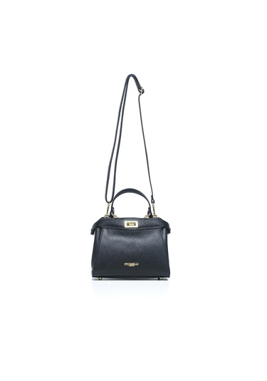 Çapraz Çanta Kadın Sharon S Piumelli Milano Bag D28 Black Siyah