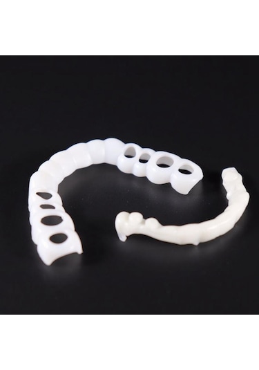 Suntek Silikon Üst/alt Takma Diş Kaplamaları Protez Sahte Üst