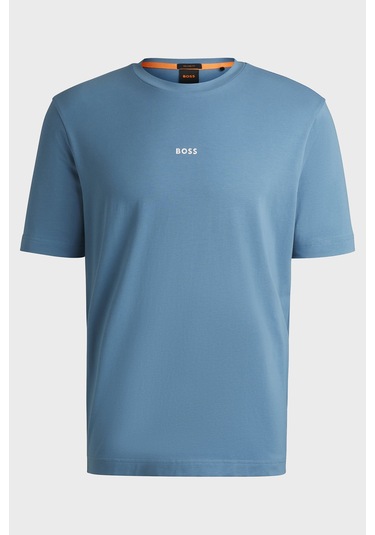 Boss Erkek T Shirt 50473278 462 Mavi Mavi