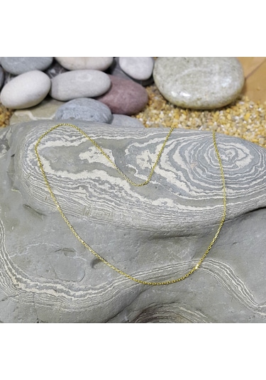 Chavin Bayan Gold Kaplama Kolye Zinciri et26 Sarı