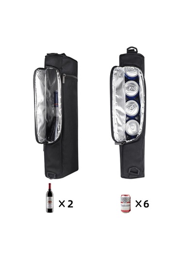 Yystore Açık Kamp İçeceği Termal Çanta Taşınabilir Termal Çanta Cl308-22976 Siyah