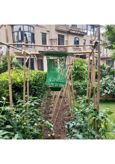 Bloomnest 3 Adet Yem Tepsisi İle Sinek Tuzağı Kafes, İç/dış Mekan Kullanım İçin Sinek Yakalayıcı