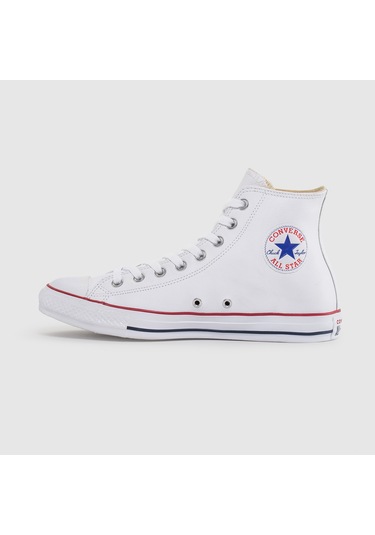 Converse Chuck Taylor All Star Hi Deri Unisex Beyaz Sneaker - 132169c Beyaz