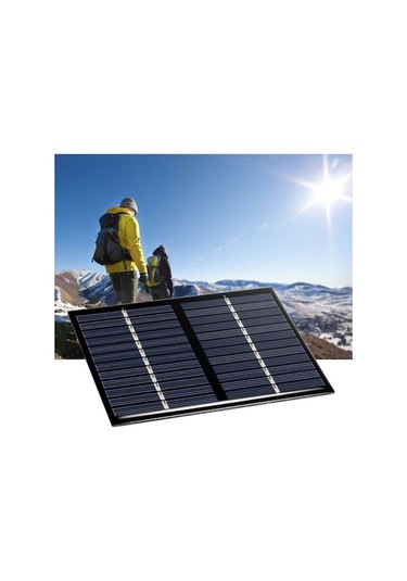1.5w 12v Polikristalin Silikon Güneş Paneli Güneş Pili Dıy Güç Şarj Cihazı İçin 115 90mm