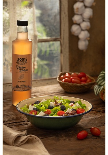 1001 Çiftliği Üzüm Sirkesi 500ml - Doğal Fermanyasyon