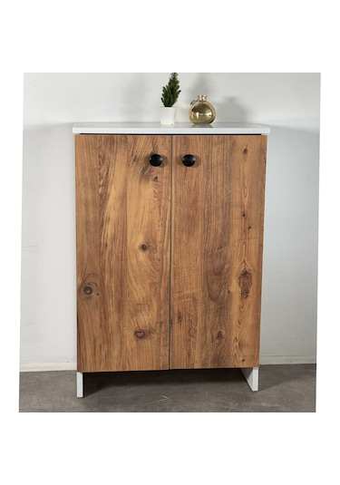 Ayakkabılık Ayakkabı Dolabı Ahşap Raf 6300 Ahşap - Beyaz