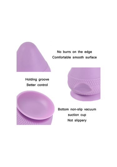 Vantuz Tipi Silikon Kas Membranı Kas Masaj Topu Mor Çok Renkli