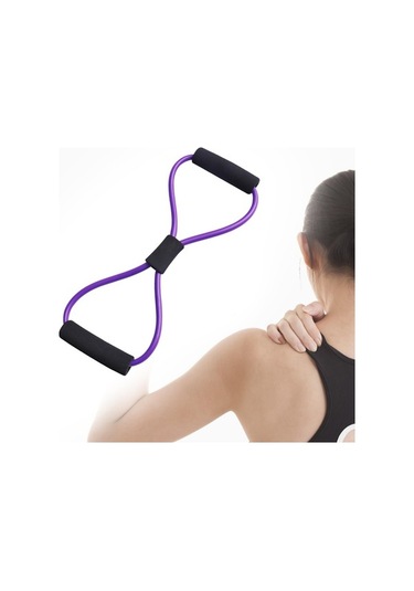 Maoyaya 8 Şekilli Direnç Bandı Elastik Halat Ev Menekşe Menekşe, Enerji Artırıcı Menekşe