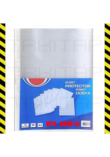 A4 Poşet Dosya Föy Şeffaf 100 Lü 1 Paket  N11.84