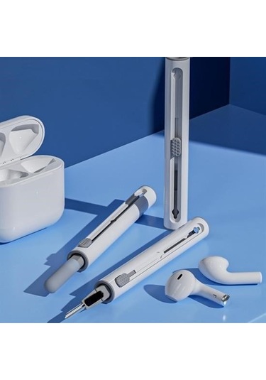 Buffer Çok Amaçlı Yumuşak Fırçalı Kablosuz Kulaklıklar İçin Kulaklık Temizleme Kiti