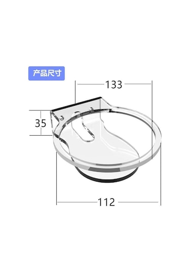Lemestar Echo Dot 4 Akrilik Ses Cihazı Tutucu - Şeffaf Duvar Montajlı Kablolu Tasarım, Ses Kalitesini Koruyarak Alan Tasarrufu Sağlar