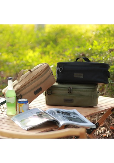 Suntek Kamp Alet Saklama Çantası Çift Fermuarlı Siyah