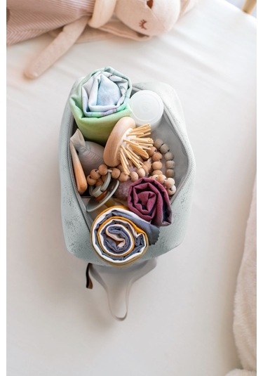 Kirli Temiz Islak Organizer Solid Ç.yeşil Bebek Çocuk Kıyafet Çamaşır Anne Makyaj Alezli Çanta