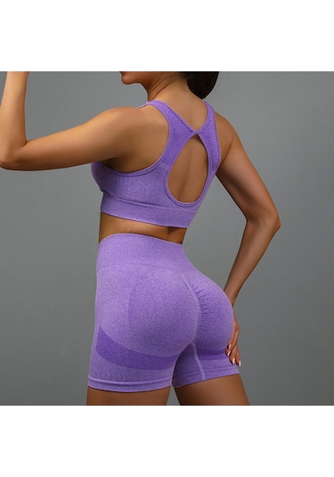 Kadın Yoga Seti Şeftali Yüksek Bel Kalça Kaldırıcı Spor Seti Toparlayıcı Darbeye Dayanıklı Hızlı Kuruyan Koşu Pantolonu Fitness Yoga Kıyafetleri Haki Yeşil