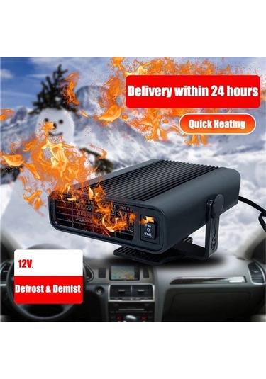 Jialan 12v Taşınabilir Oto Kaloriferi 360 Dönen Oto Kaloriferi