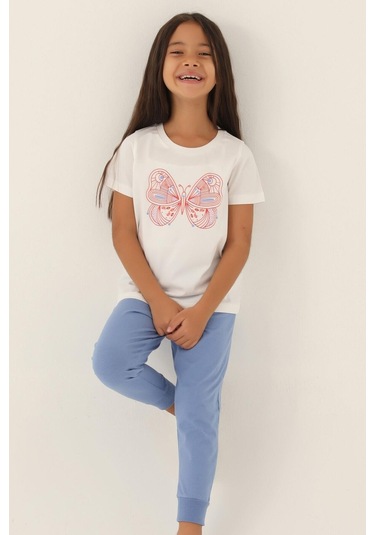 Roly Poly 3390 Garson Butterfly Kız Çocuk Pijama Takımı 001