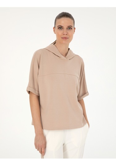 Pierre Cardin Kadın Bej Sweatshirt 50291224-vr011 Bej