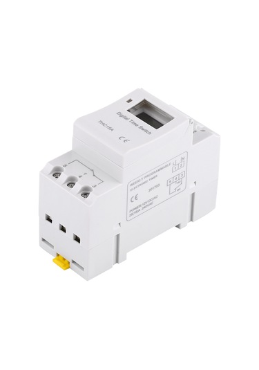 Mufunye Günlük/haftalık Programlı Sayısal Zaman Açma-kapama Anahtarı Thc15a 24v , 16 Açma-kapama, Dakika Hassasiyeti, Lcd Ekranlı, Endüstriyel Kullanim