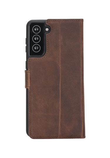 Samsung Galaxy S21 Ultra Deri Çıkarılabilir Cüzdan Kılıf