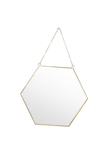 Pazly Suntek S Magideal İskandinav Ferforje Duvar Boyama Banyo Ayna Asılı Altın Wd Altın