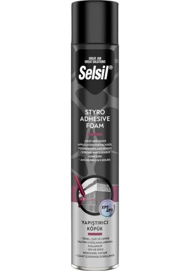 Selsil Mantolama Yapıştırıcı Köpük 850 Gr