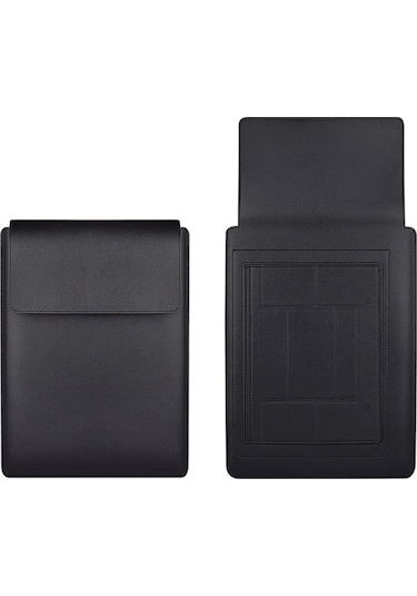 PU05 14,1 inç Dizüstü Bilgisayar Küçük Saklama+Taşıma Çantası Siyah 14.1 inch