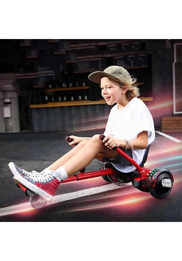Citymate Smart Balance Elektrikli Kaykay Hoverboard 8.5inch + Hoverkart Set Akıllı Denge Ledli Bluetooth D10