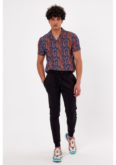 Jahr Marc Ekstra Slim Fit Siyah Erkek Eşofman Altı Siyah