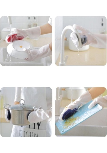 River World Eldiven Bulaşık Yıkamak İçin Silikon