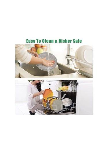 Fortunelane Mutfak Silikon Yağ Filtreli Soğutma Ped, Isı Dayanıklı, Anti Kayma Kollu, Evde Kullanım İçin