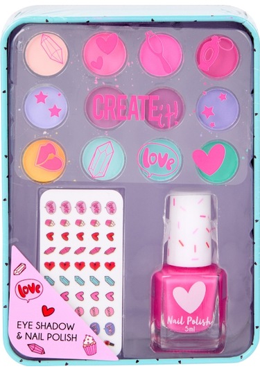 Create It Metal Kutulu Makyaj Seti - Love