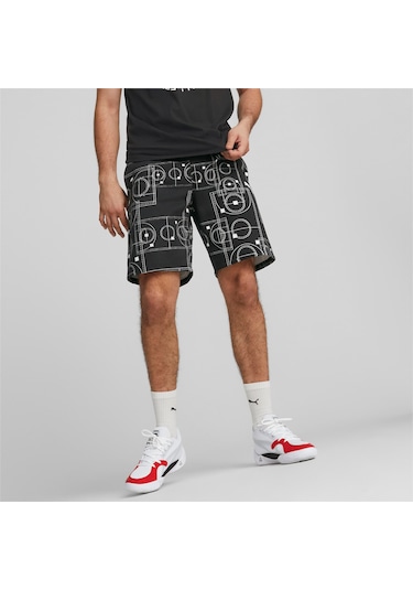 Puma Courtside Booster Basketball Erkek Şort 538561 01 Siyah