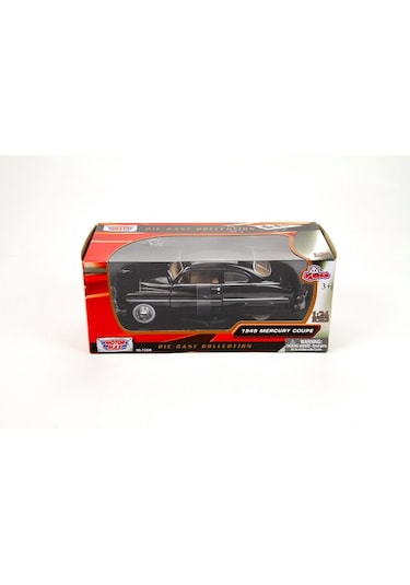 Motormax 1949 Mercury Coupe 1/24 Siyah Model Araba