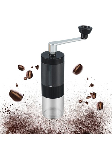 Homyl Manuel Kahve Öğütücü El Krank Çekirdeği Siyah