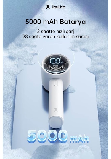 Jisulife Handheld Fan Life 10s El Fanı 5000mah Gri