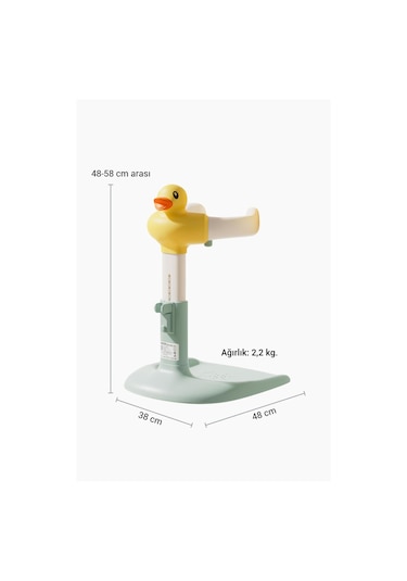 Wellgro Holdme Bebek Banyo Duş Standı Yeşil