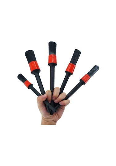 Oto Araç İç Dış Detaylı Temizlik Fırça Seti 5 Adet