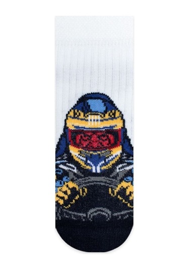 Brz Kids Motor Race Erkek Çocuk Patik Çorabı 3'Lü Set