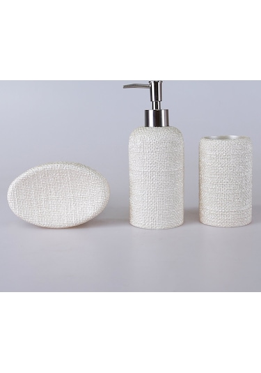 Natural Diş Fırçalık İnci Bej