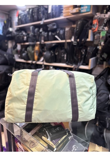 Bagslab Yeşil Su Geçirmez Kumaş Seyahat Spor Çantası-1011 Yeşil
