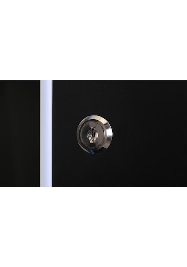 Lande - 15u 19" Duvar Tipi Rack Kabinet Genişlik: 600 Mm Derinlik: 600 Mm Siyah