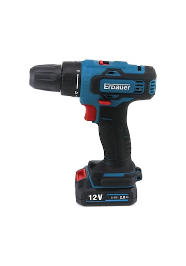 Erbauer EDD12-Li-2 12V 2Ah Çift Akülü Matkap Vidalama