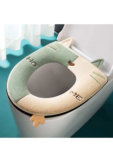 Sones Evrensel Sıcak Tuvalet Oturağı Ev Süet Tuvalet Örtüsü