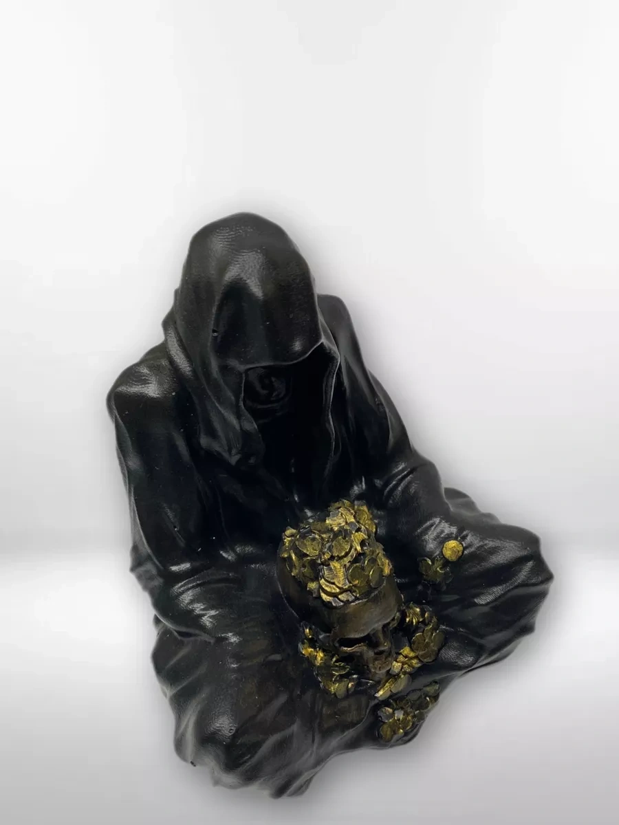 Lavelly Koleksiyonluk Altar Figürü Tılsım İsimlendirilemeyen Keşiş Kafatası 175200500